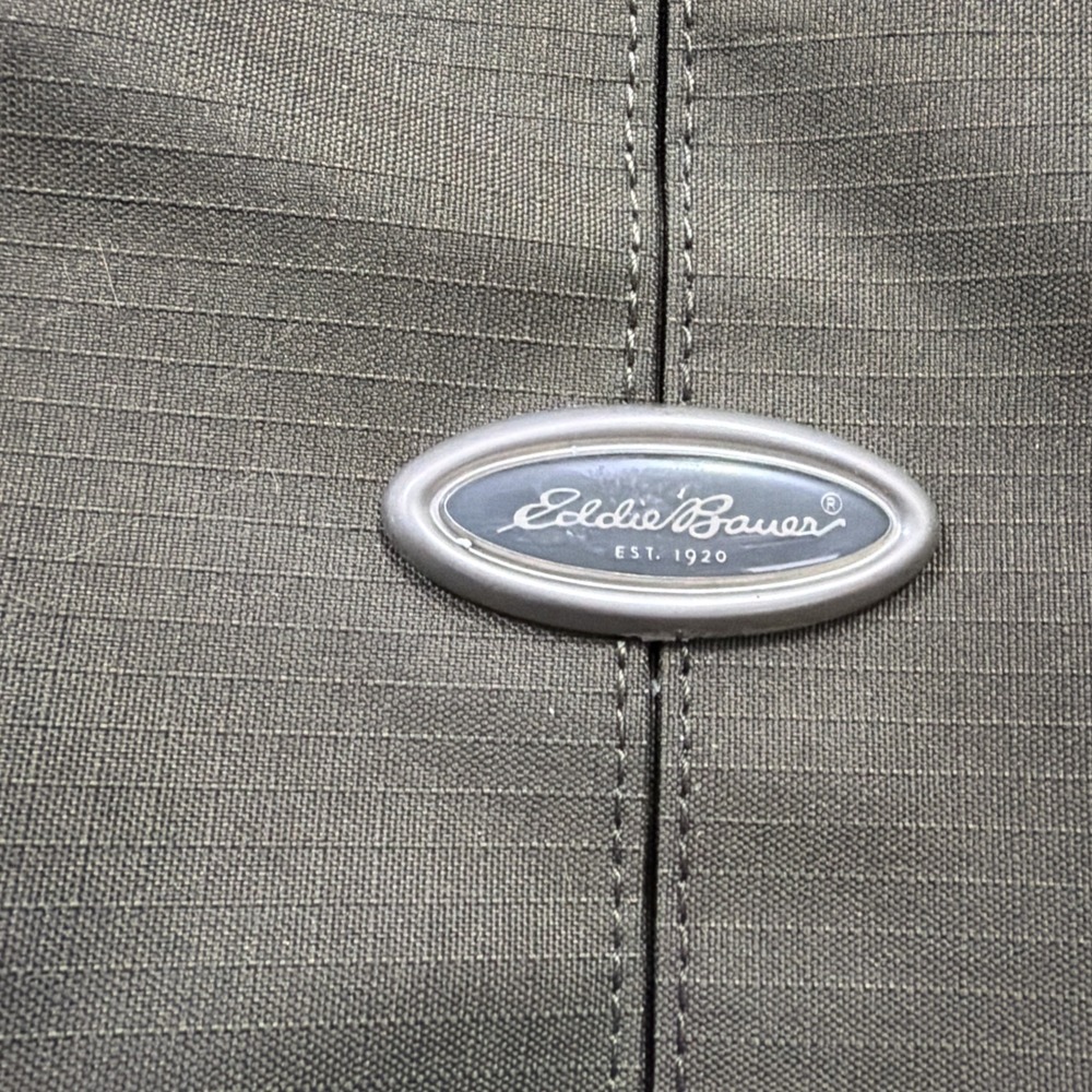 Eddie‎ Bauer Garment Bag Olive Green, Black Interior Travel Outdoor Suit Bag EUC - Picture 3 of 9